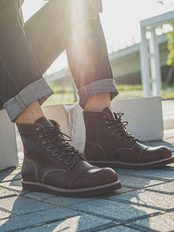 Thorne - Men's Classic Leather Work Boots