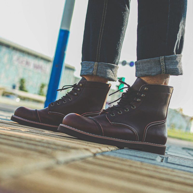 Thorne - Men's Classic Leather Work Boots