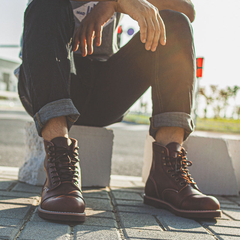 Thorne - Men's Classic Leather Work Boots