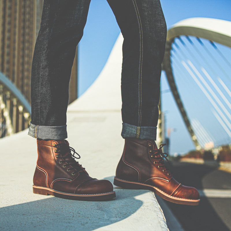 Thorne - Men's Classic Leather Work Boots
