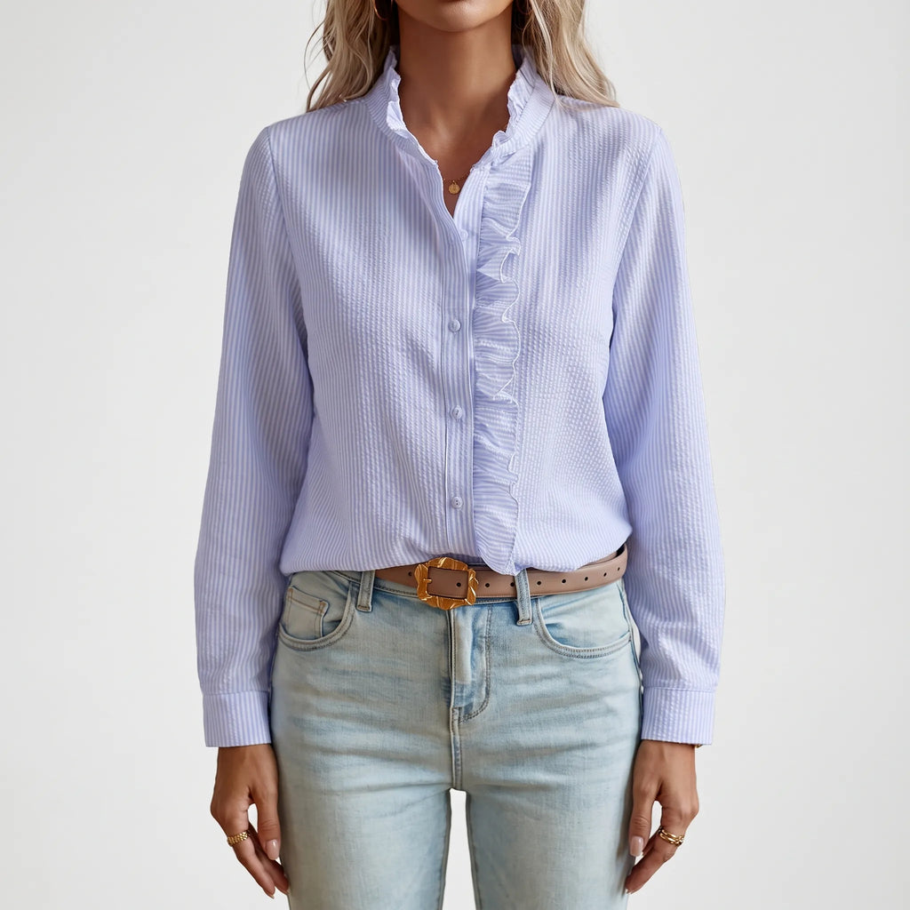 Valoria - Long Sleeve Button-Up Shirt