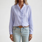 Valoria - Long Sleeve Button-Up Shirt