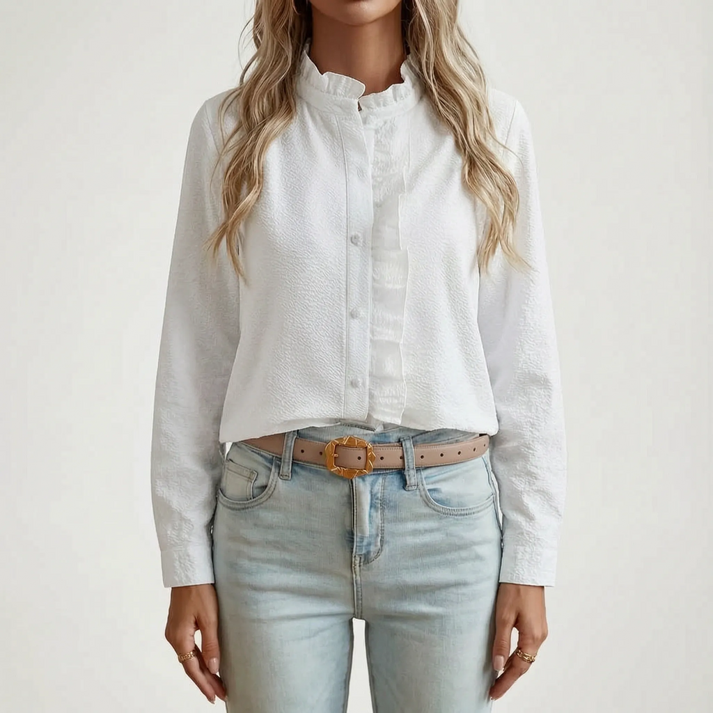 Valoria - Long Sleeve Button-Up Shirt