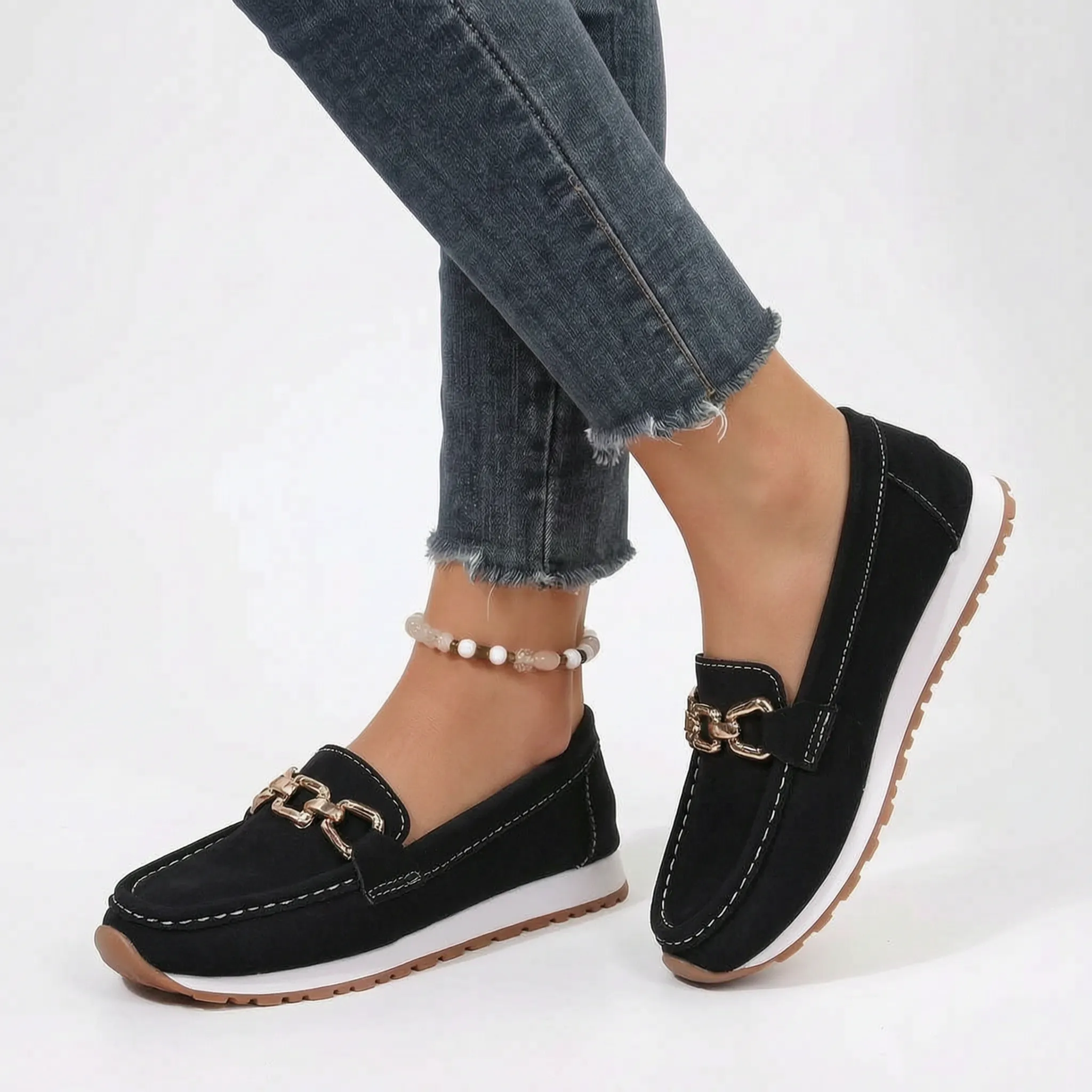 Vampera - Chain Detail Slip-On Loafer