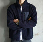Vaughn - Men's Cozy Fleece Jacket with Zip Pockets