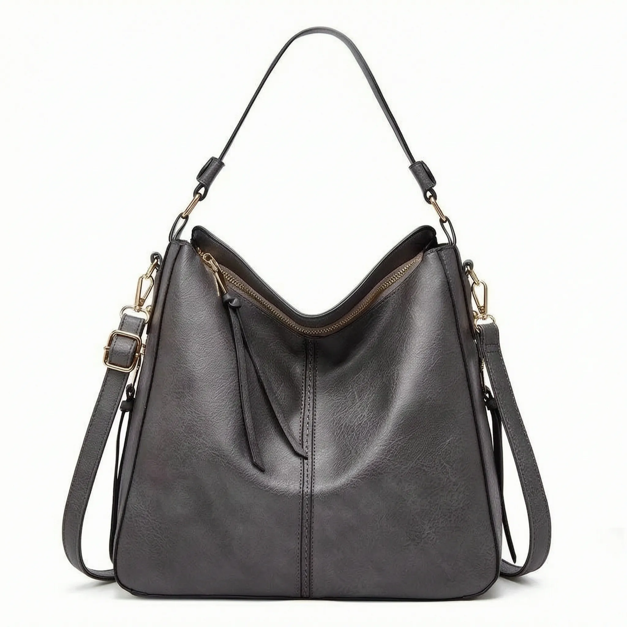 Vellora - Spacious Hobo Shoulder Bag