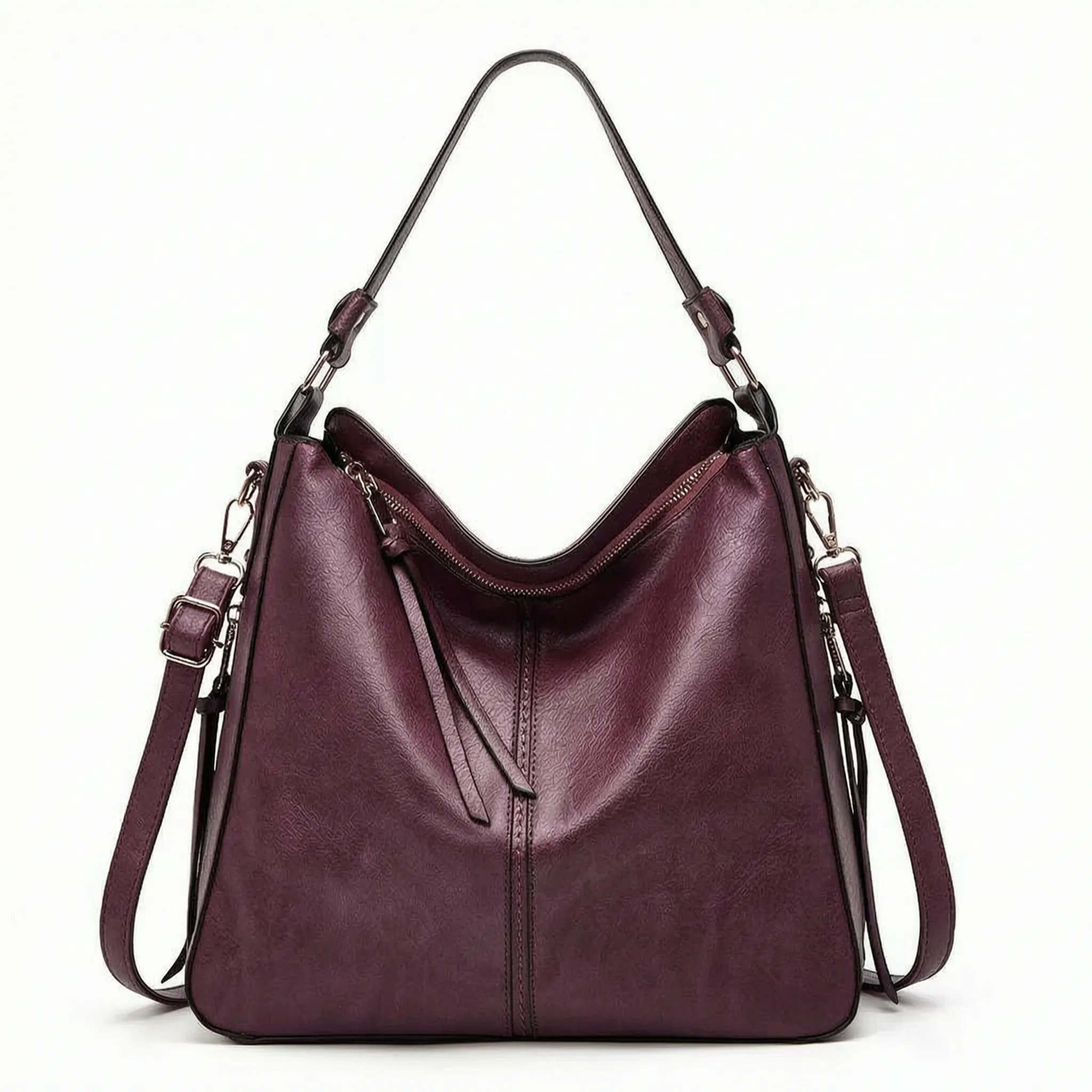 Vellora - Spacious Hobo Shoulder Bag