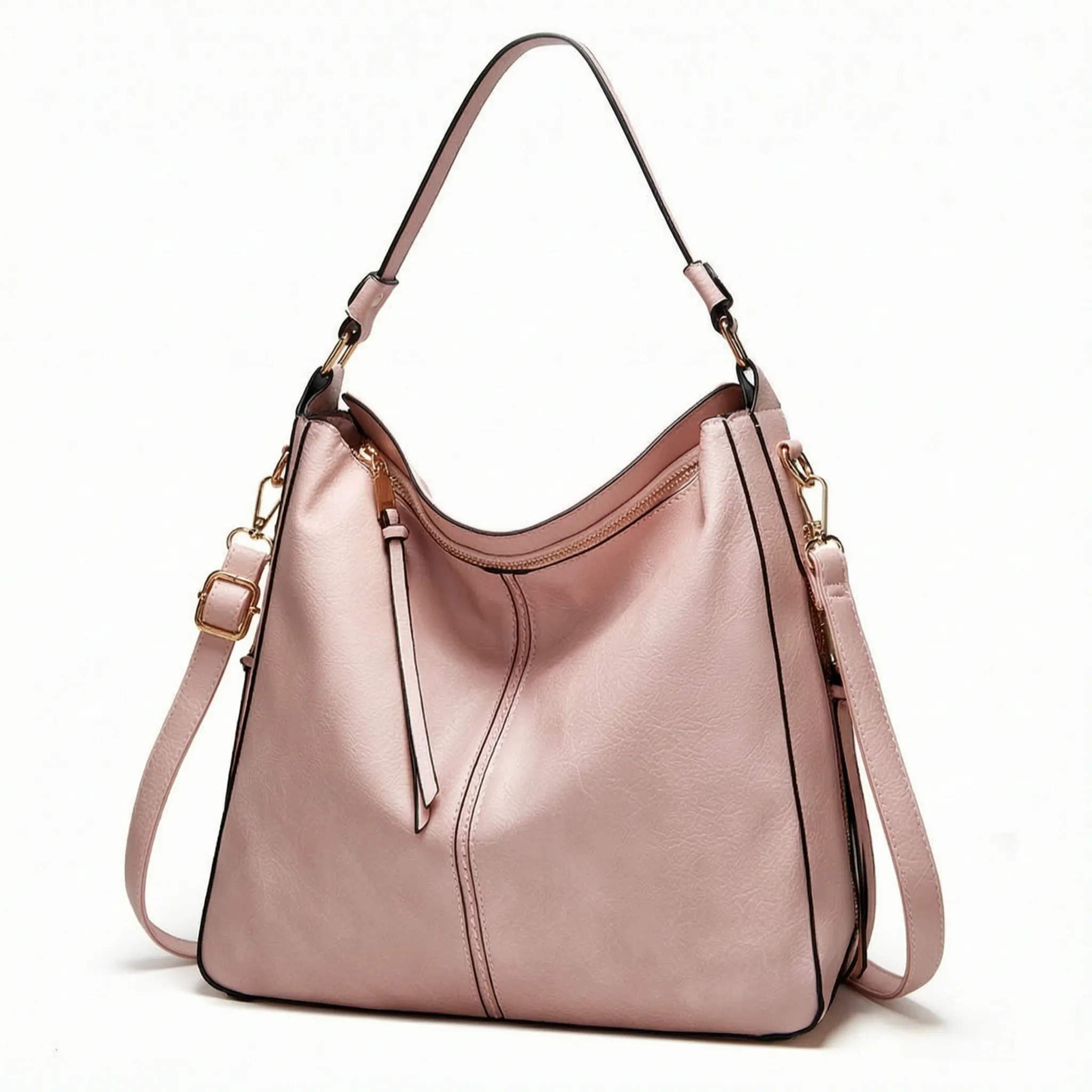 Vellora - Spacious Hobo Shoulder Bag