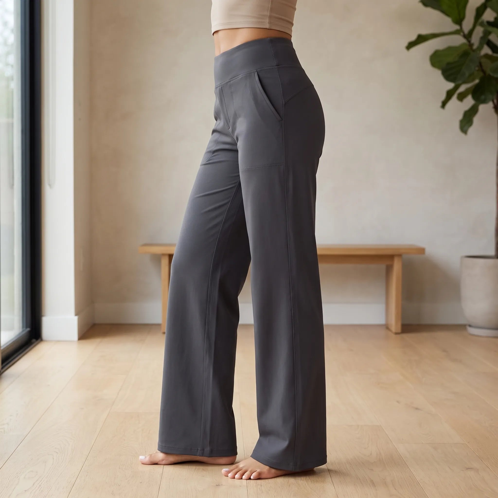 Velora - Wide Leg Casual Pants