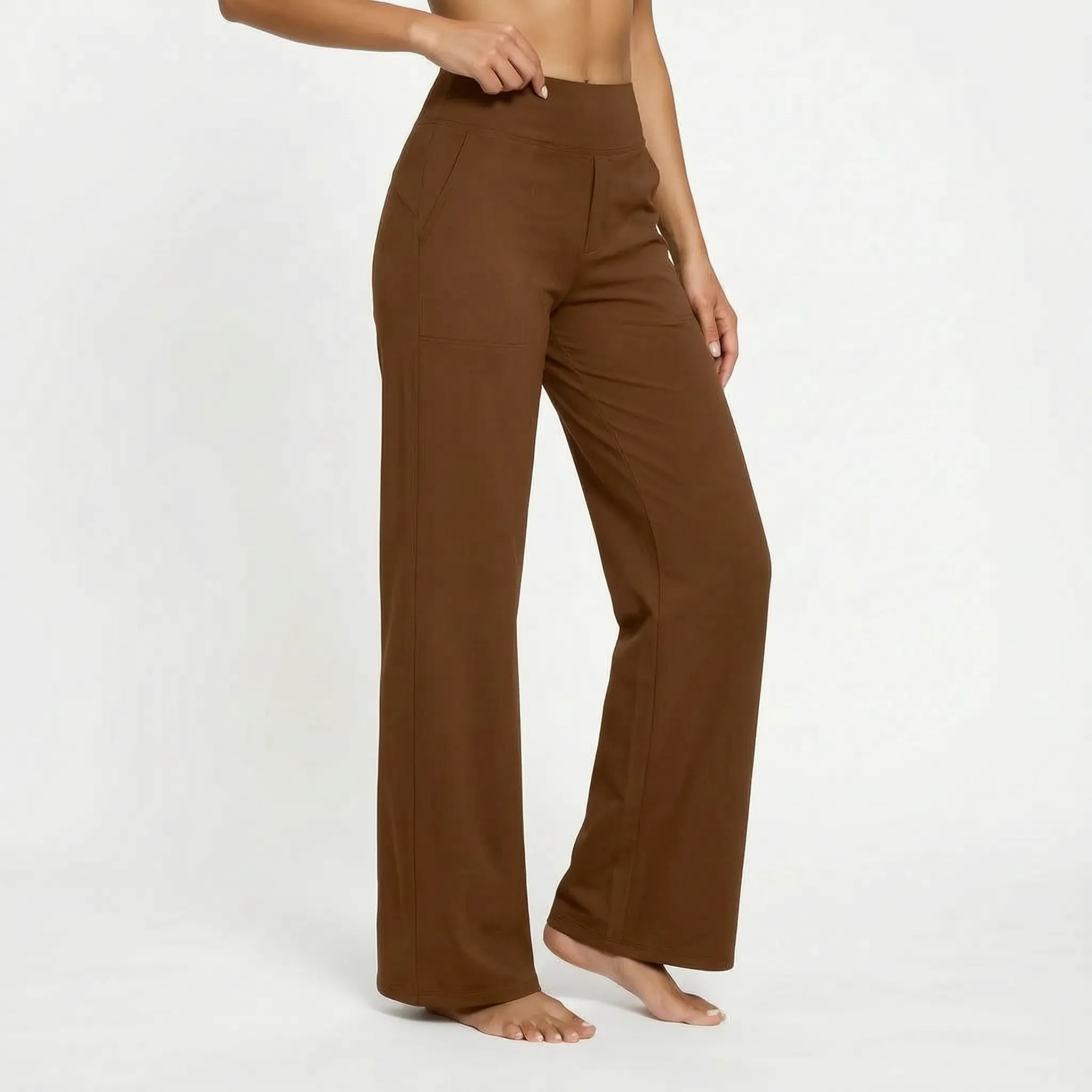Velora - Wide Leg Casual Pants