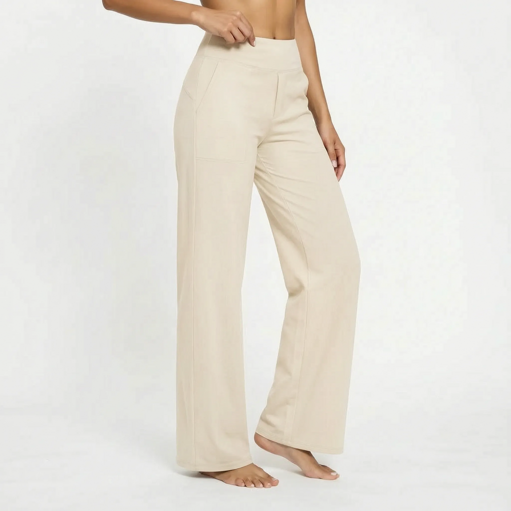 Velora - Wide Leg Casual Pants