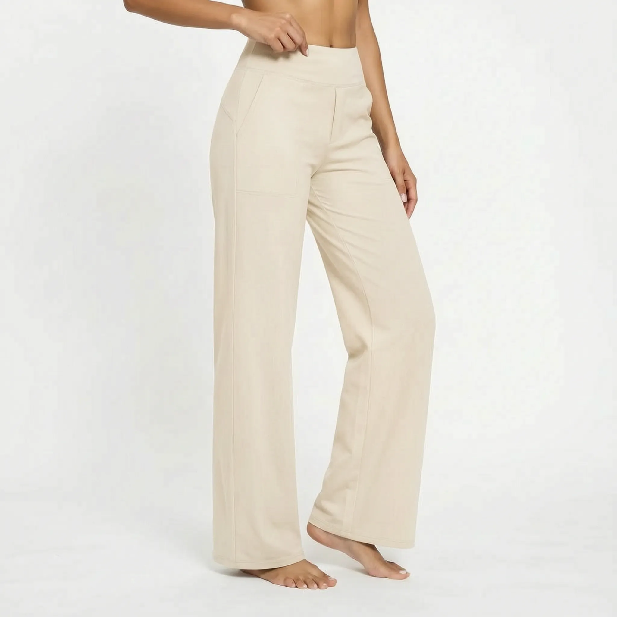 Velora - Wide Leg Casual Pants