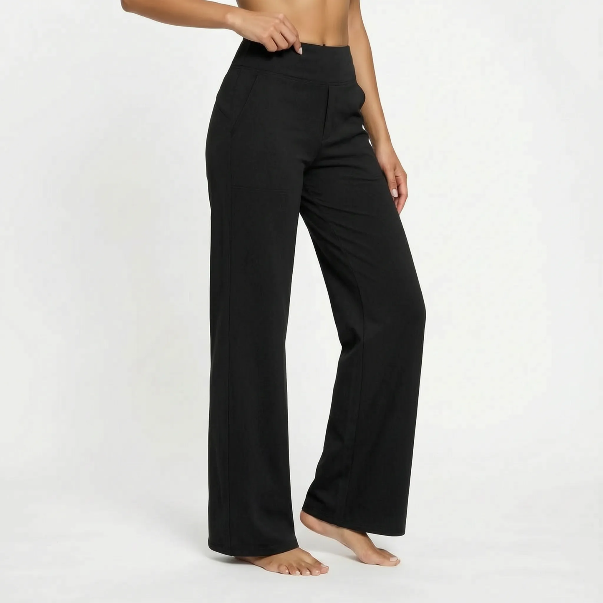 Velora - Wide Leg Casual Pants