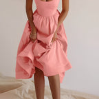 Daphne | Women's Chic Pleated Midi Dress