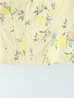 Wren | Women's Floral Corset Top with Peplum Hem