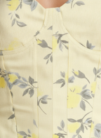 Wren | Women's Floral Corset Top with Peplum Hem