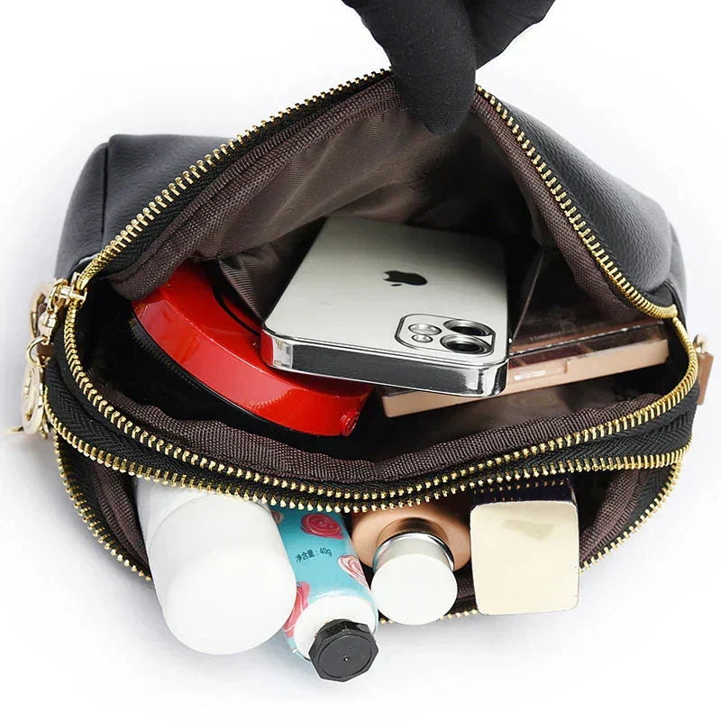 Yara - Women's Sleek Leather Crossbody Bag