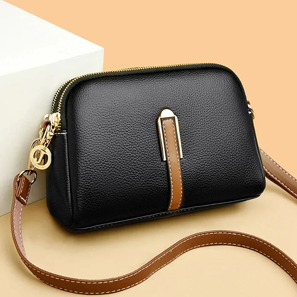 Yara - Women's Sleek Leather Crossbody Bag