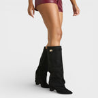 Zahra - Women's Stylish Knee-High Slouch Boots