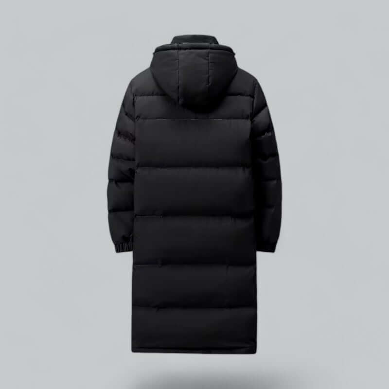Zane - Men's Longline Hooded Winter Coat