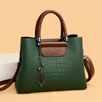 Zephyr - Women's Handbag with Braided Handles