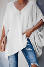 Zuri - Women's Flowing V-Neck Tunic Shirts